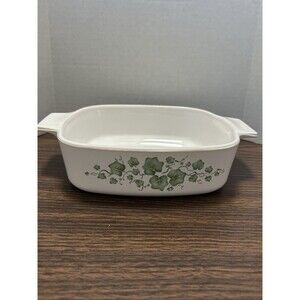 Corning Ware Green Ivy A-1-B 1QT Casserole Dish